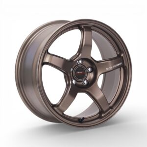 17" A-Line Fury 5/100 Bronze Milled Flow Form Alloy Wheels