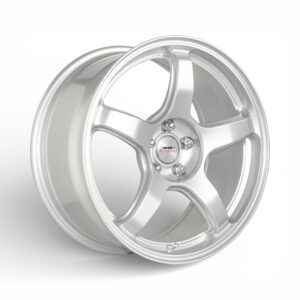 17" A-Line Fury 5/100 Arctic Silver Flow Form Alloy Wheels