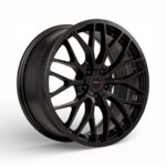 17" A-Line Zenith 5/100 Satin Black Flow Form Alloy Wheels