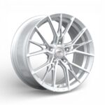17" A-Line Menace 5/100 Arctic Silver Machine Face Alloy Wheels