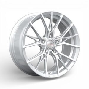 17" A-Line Menace 5/100 Arctic Silver Machine Face Alloy Wheels