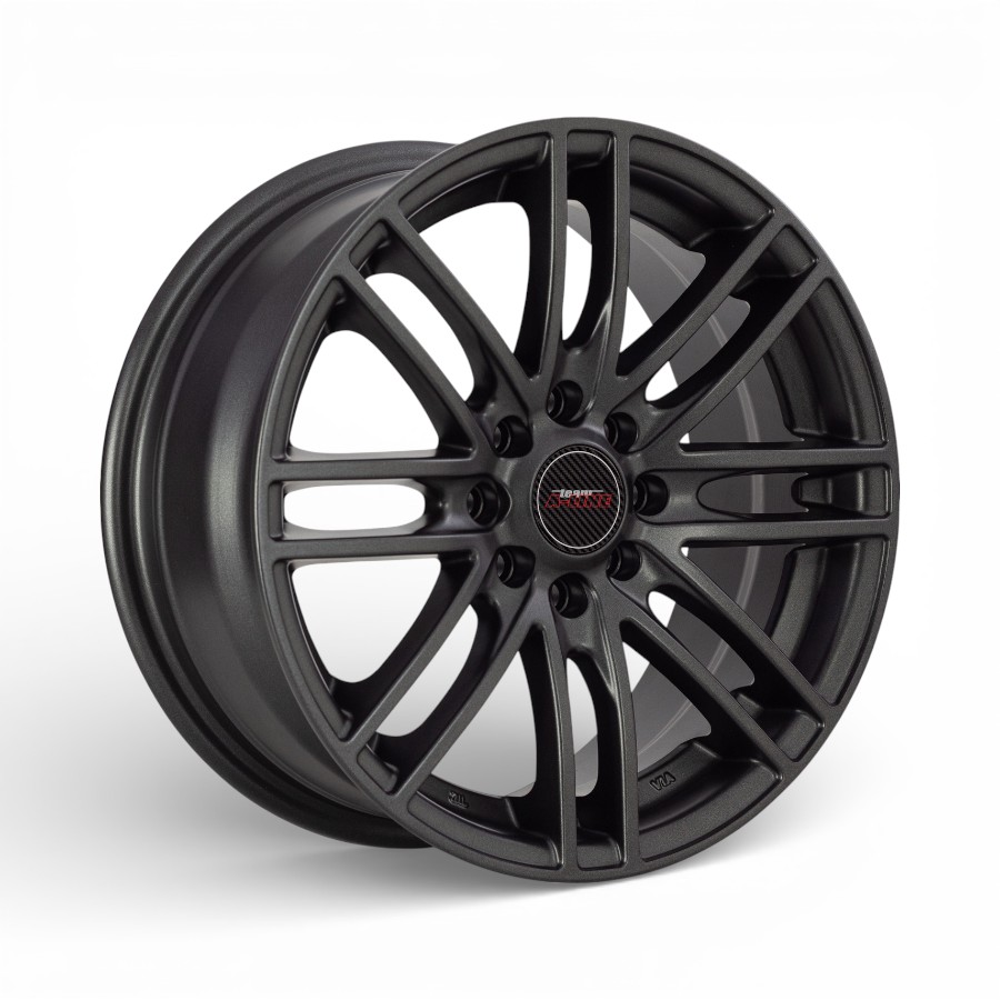 82403625 Ghost-GRAPHITE-side 14" A-Line Ghost 4/100 & 4/108 Graphite Alloy Wheels - Image 1