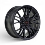 15" A-Line Boston 4/100 Satin Black Alloy Wheels