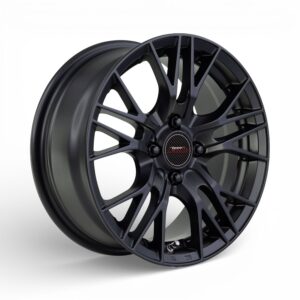15" A-Line Boston 4/100 Satin Black Alloy Wheels