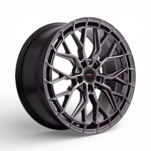 19" A-Line Idol 5/112 Hyper Black Flow Form Alloy Wheels