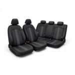 Premium Custom-Fit German-Inspired Seat covers for VW Golf 8 (Black & Grey)