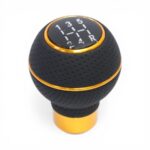 Black with Orange Trim 5-Speed Gear Shift Knob