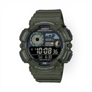 Casio WS-1500H-3BVDH Digital Green Resin Watch
