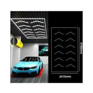 Arrow Pattern LED Ceiling Light 430W 2410x4780mm For Garages