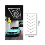 V-Line LED Ceiling Light 432W 2410x4780mm For Garages