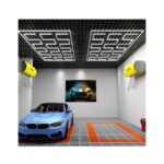 Square Grid LED Ceiling Light 597W For Garages And Workshops (each)