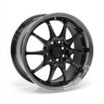 15" DX136 4/100 & 4/114 Gloss Black Alloy Wheels