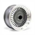 17" CW-7036 4/100 & 4/114 Gunmetal Machined Lip Alloy Wheels