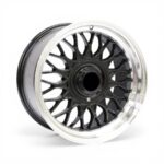 17" CW 4/100 & 4/108 Black Machined Lip Alloy Wheels