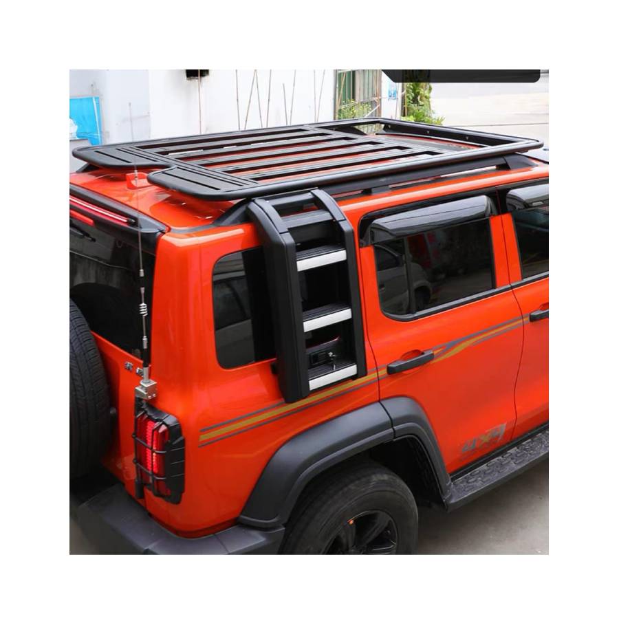TANK-RFKIT GWM Tank 300 Roof Bag With Panel, Side Mount Extendable Ladder Roof Rack - Image 1