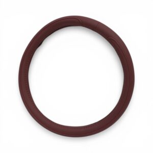 Brown Leather Touch Steering Wheel Cover