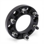 Forged Black Wheel Spacers - 6/139 25mm CB106.1 with 12.1.5 Bolts