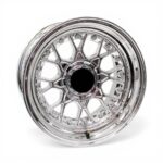 15" CW-5703 4/100 & 4/114 Chrome With Rivets Alloy Wheels