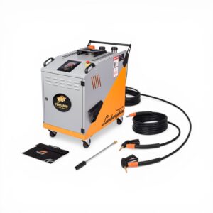 Lamborghini Fortador Pro Diesel Hybrid Steam Cleaning Machine 20 Bar Dual Operator Mobile Steam Washer