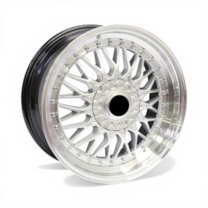 17" 1022 4/100 & 4/114 Silver Machine Lip Alloy Wheels
