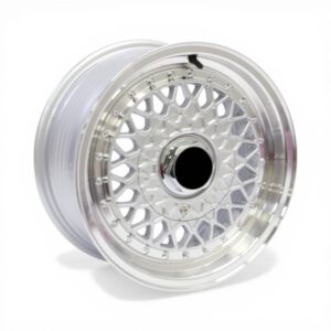 15" M7172 4/100 & 4/108 Silver Machine Lip Alloy Wheels
