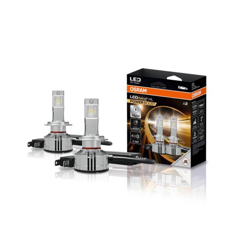 64210DWPB-2HB Osram Powerboost LEDdriving Headlight Bulbs (H7) - Image 1