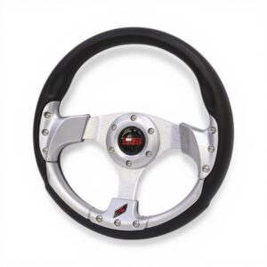 Drift-Spec Sport Steering Wheel - Black & Silver