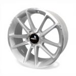 22" Racing Hart BTL 5/130 Gloss Silver Alloy Wheels