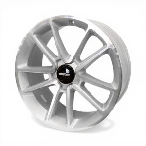 22" Racing Hart BTL 5/130 Gloss Silver Alloy Wheels