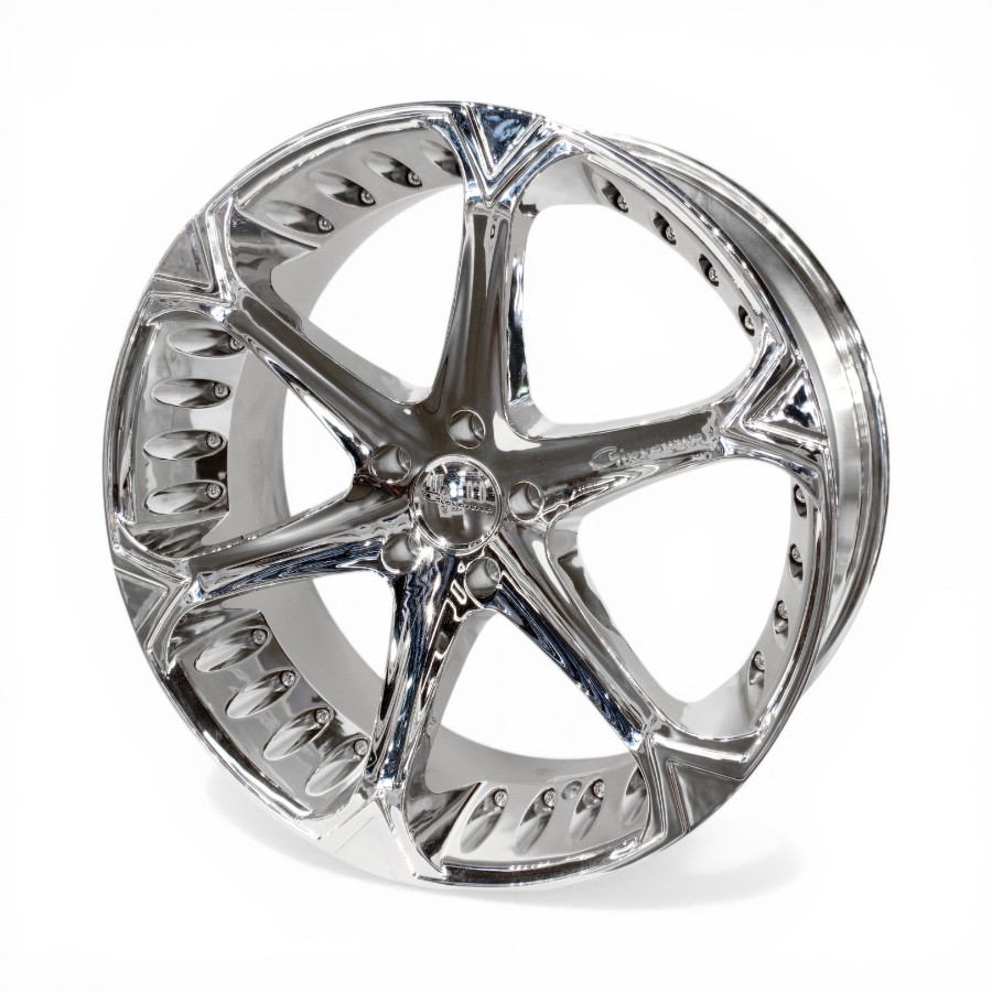 GIOVANNA CHROME 22" Giovanna 5/120 Chrome Alloy Wheels - Image 1