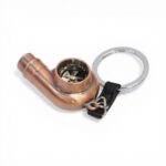 Keyring with Turbocharger Design (Bronze)
