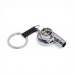 Keyring with Turbocharger Design (Silver)