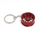 Keyring with Hockenheim Desgin Wheel (Red)