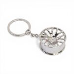 Keyring with BSS 2 Alloy Wheel Design (Chrome)