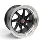 15" Beretta 4/100 & 4/108 Black Machine Lip Alloy Wheels