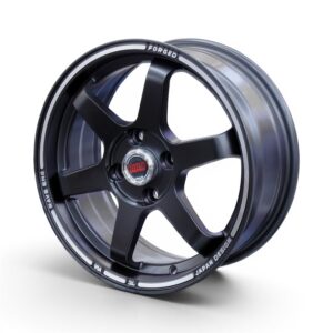 15" DX008 4/100 Matt Black Alloy Wheels