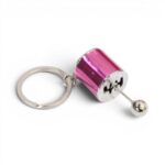 Keyring with 6-Speed Gear Shift (purple)