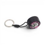 Keyring with Rubber Alloy Wheel & Pirelli Tyre (Pink)