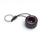 Keyring with Rubber Alloy Wheel & Pirelli P-Zero Tyre (Pink)