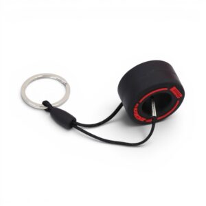 Keyring with Rubber Pirelli Tyre (Red)