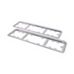 Chrome Numberplate Holder Set (Front & Rear)