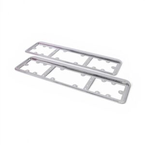 Chrome Numberplate Holder Set (Front & Rear)