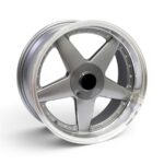 17" TWC477 4/100 & 5/100 Gunmetal Machine Lip Alloy Wheels