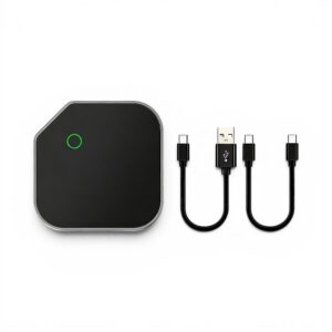 Mini S3 Wireless Apple CarPlay & Android Auto Adapter – Metal Case Glass Panel USB-C Plug And Play Converter