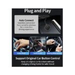 Mini S3 Wireless Apple CarPlay & Android Auto Adapter – Metal Case Glass Panel USB-C Plug And Play Converter - Image 5
