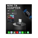 2-In-1 Wireless Apple CarPlay & Android Auto USB Adapter - Mini T4 Plug And Play Car Multimedia Converter - Image 4