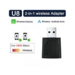 Smart Box Upgrade 5Ghz MINI U8 Wireless for Carplay for Android Auto Adapter Bluetooth Auto Connection - Image 3