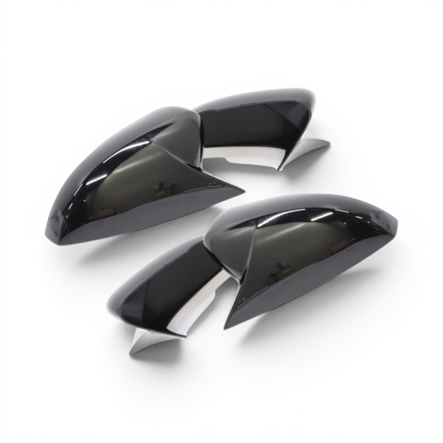 VPNRP032 Gloss Black Mirror Covers for VW Polo 6R (pair) - Image 1
