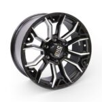 18" Racing Hart Samurai 6/139 Gloss Black Alloy Wheels