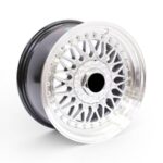 15" KS031 4/100 & 4/108 Silver Machine Lip Alloy Wheels